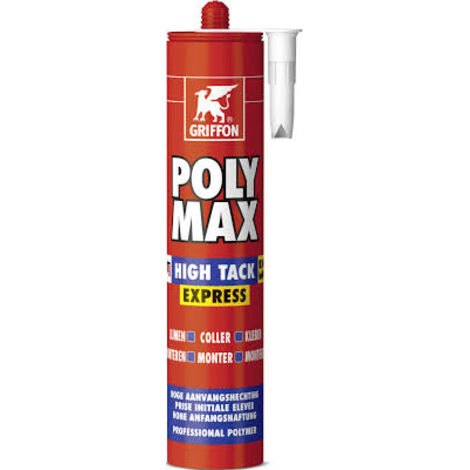 Poly Max High Tack Express 45kg/cm² GRIFFON Bianco 435 gr - 6303764