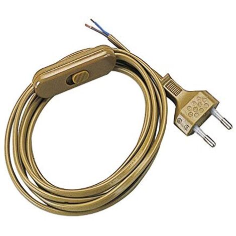 poly pool - 1,5 m cavo alimentazione abat-jour spina 2,5 a oro