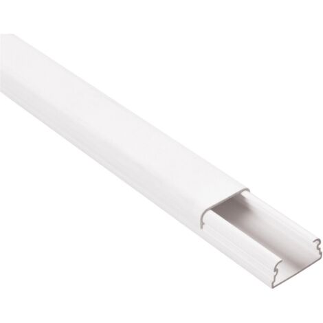 poly pool - 2 m canale portacavo 20 mm x 10 mm bianco