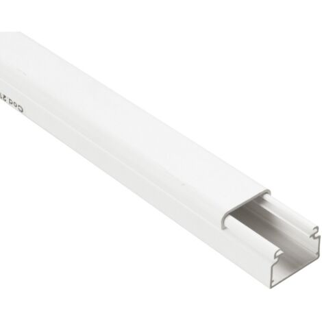 poly pool - 2 m canale portacavo 20 mm x 15 mm bianco