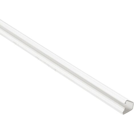 poly pool - 2 m canale portacavo adesivo 12 mm x 17 mm bianco