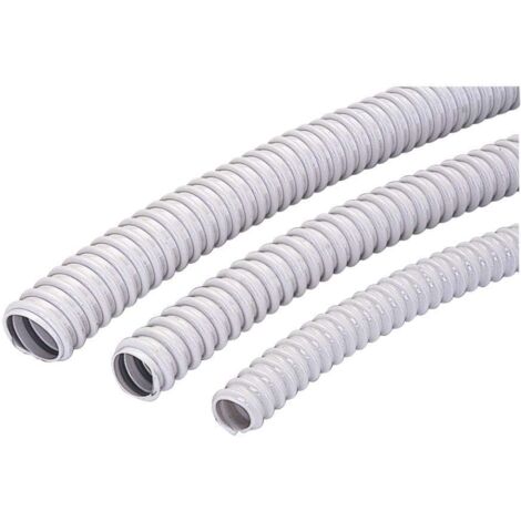 poly pool - 5 m tubo pieghevole (guaina) 2.3.1.1 ø 20 mm grigio