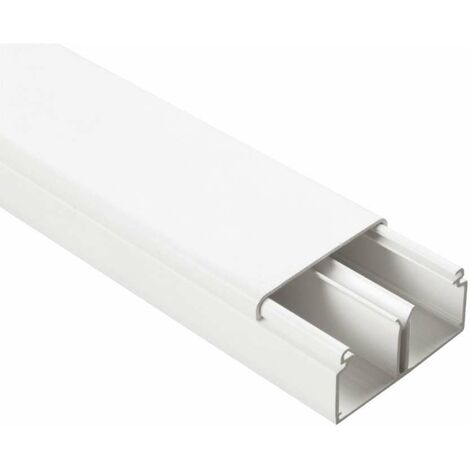 Poly Pool Canale Portacavo - Bianco - 2m x 40mm x 20mm