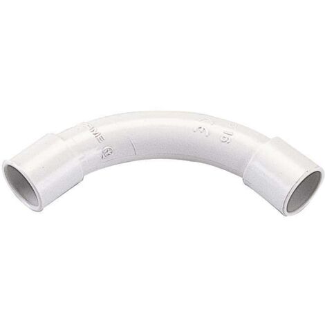 poly pool - curva a 90° per tubi rigidi ø 16 mm ip40 grigia