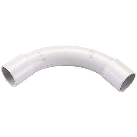 poly pool - curva a 90° per tubi rigidi ø 20 mm ip40 grigia