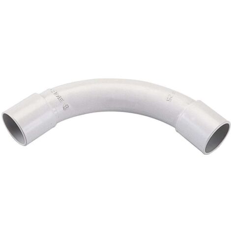 poly pool - curva a 90° per tubi rigidi ø 25 mm ip40 grigie