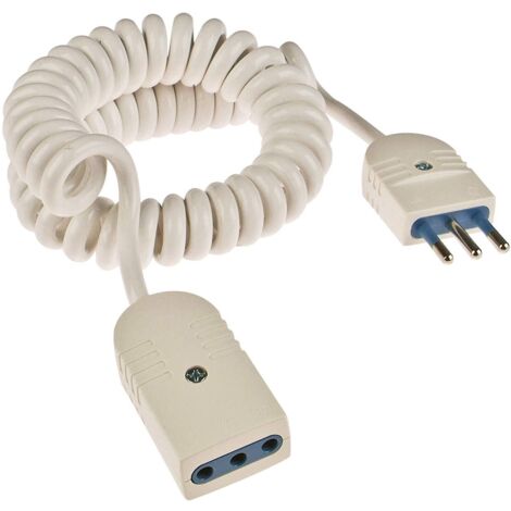 Poly Pool PP0384Q 3mt Prolunga Elettrica est. 10A 2P+T B.ca, Bianco