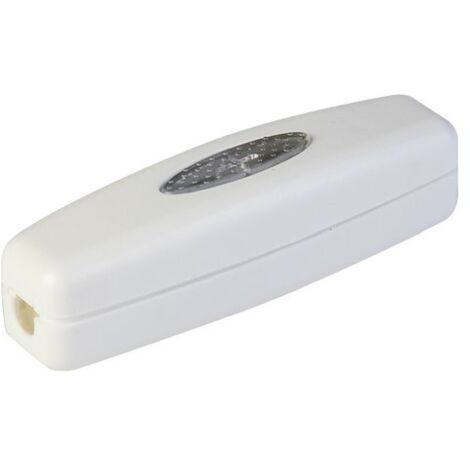 Poly pool regolatore di luminosita' bianco per cavo passante pp0671