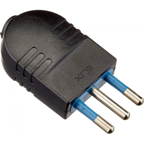 poly pool - spina 10 a 2p+t uscita cavo assiale nera
