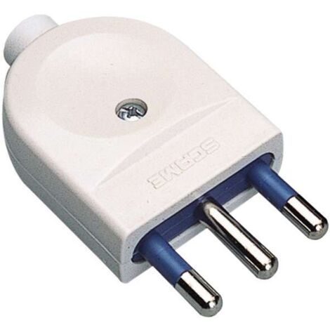 poly pool - spina 16 a 2p+t uscita cavo assiale bianca