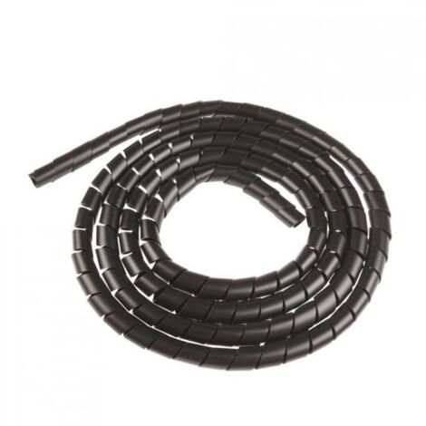 poly pool - spiralina per cablaggio nera