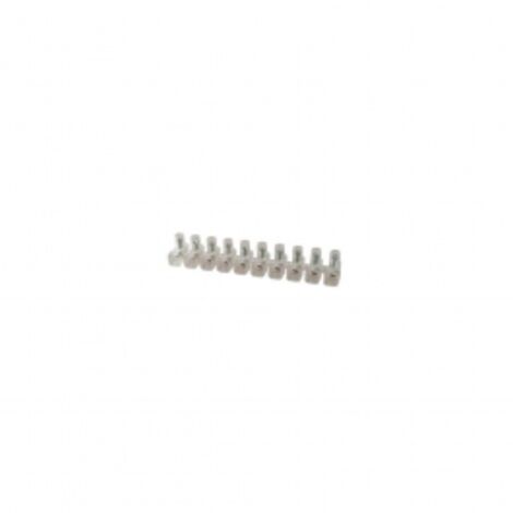 Poly Pool Stecca Da 10 Morsetti Unipolari Isolati 450V 1,5 Mm² Foro Ø3 Mm PP0190
