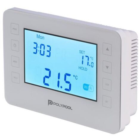 Poly Pool, Termostato Digitale Smart Wi-Fi, Programmabile, Compatibile Alexa Google Home, PP1471