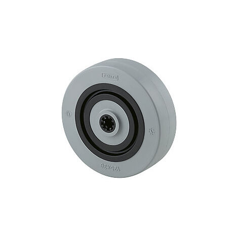 Polyamid-Rad  grau  Rollenlager  Rad-Ø x Breite 100 x 36 mm