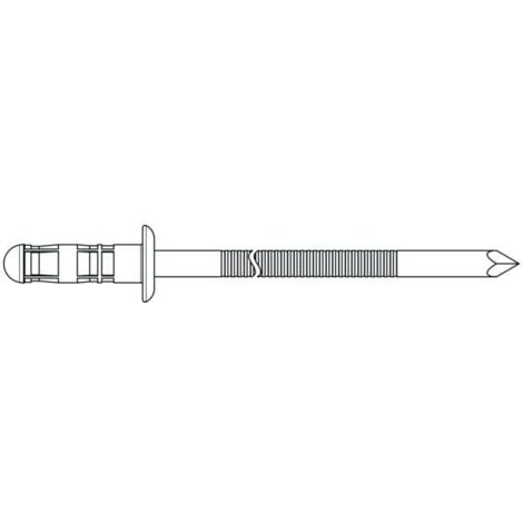 PolyBulb Rivets aveugles alu/nirosta 4,8 x 16 Cond. 250