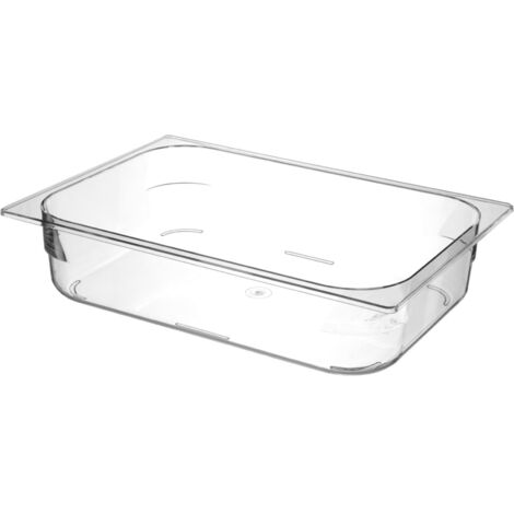 Polycarbonat-Eiscremebehälter 360x250x80mm - transparent 5L - HENDI 807057