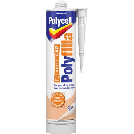 Polycell 5085287 Flexible Gap Polyfilla Carton 290ml PLC1619