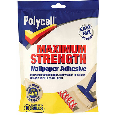 Polycell Max Strength Wallpaper Adhesive (select size)
