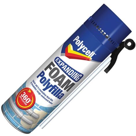 Polycell Expanding Foam Filler Gap Gun 500ml
