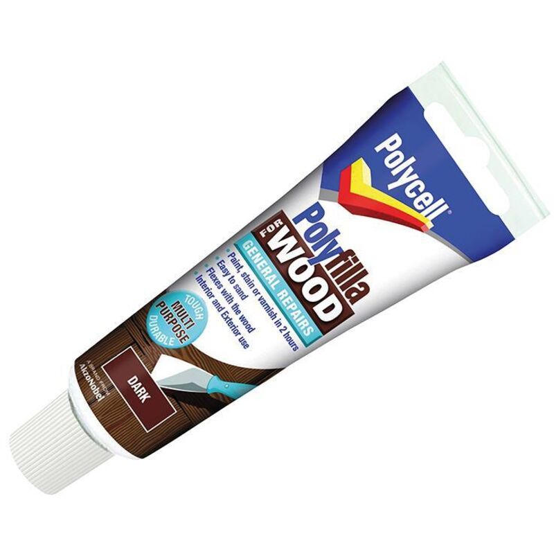 Polyfilla For Wood General Repairs Tube Dark 330g - Polycell