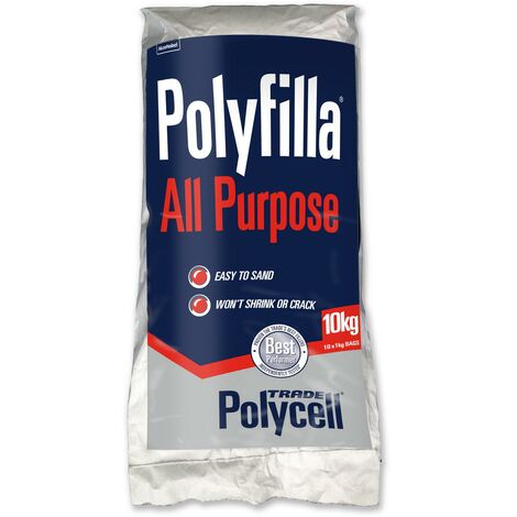 Polycell Trade All Purpose Polyfilla Powder Filler - 10 Kg