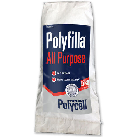 Polycell Trade All Purpose Polyfilla Powder Filler - 5 Kg