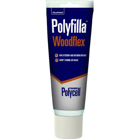 Polycell Trade Woodflex Polyfilla Filler - Ready Mixed Tube - 330g