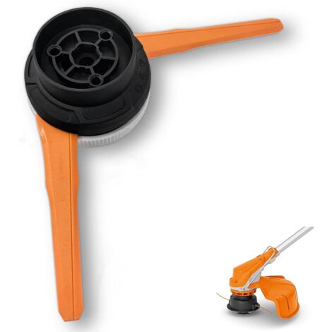 PolyCut 6-2 Tête de fauche 4006-710-2137 pour Stihl FS38 FS40 FS45 FS50 FSA60 FSA86, système coupe à double lame, durable et facile installer, pièce rechange débroussailleuse -