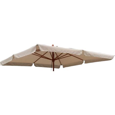 Polyester Dilat de rechange pour parapluie 3x4 MT avec pôle central avec bordure et Airvent Vellem