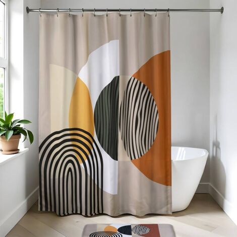 Polyester-duschvorhang 180x200 cm - trendy - Tendance