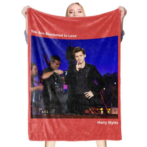 Polyester-Fleecedecke 80 x 100 cm – Leuchtender Sternenprint – Ganzjahres-Sofadekoration