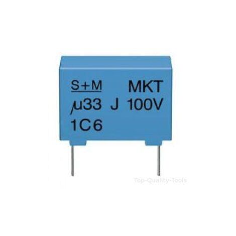 Polyester-Kondensator 330nF 100V R15mm 330K