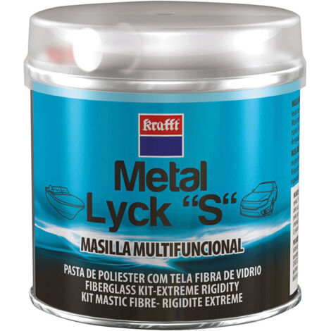 Polyester-Mastic Metall-lyck 250g. Krafft