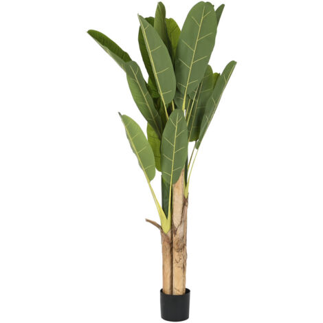 Polyester PP -Pflanze 90x90x200 Bananenpalmen Polyester PP Material Mehrfarbige Farbfamilie und Pflanzen Details