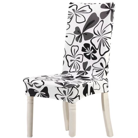 Polyester Print Elastic Chair Cover Removable Protective Covers for Home Wedding Hotel