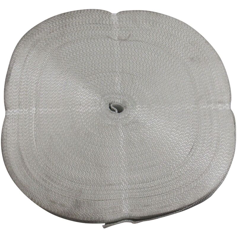 Securefix Direct - Polyester Webbing Strap Tape Roll 100M 50MM White (Tie Down Lashing Belt)