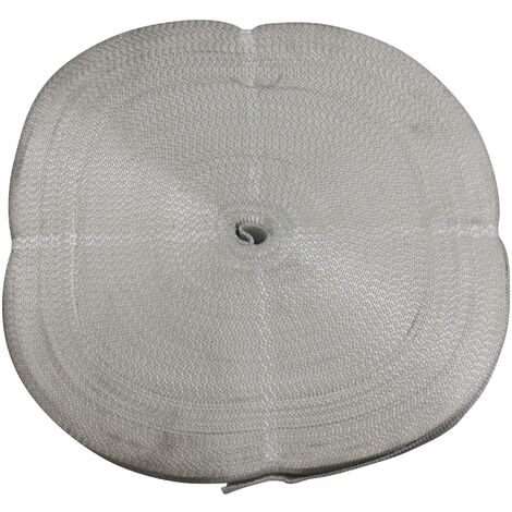 Polyester Webbing Strap Tape Roll 100M 50MM White (Tie Down Lashing Belt)
