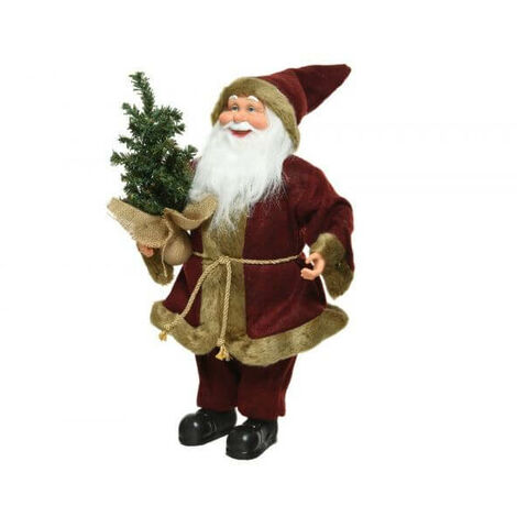 Polyester-Weihnachtsmann – Maße: L24-B14-H45cm