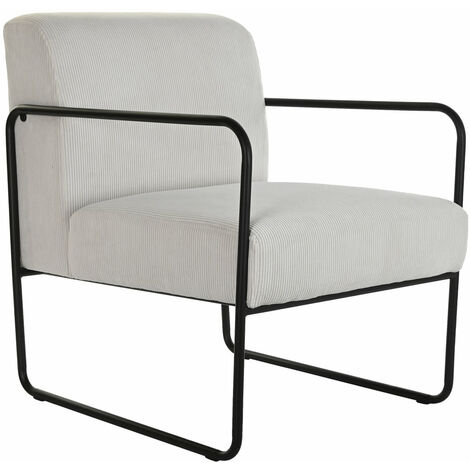 Polyestereisen -Sessel 64x74x79 Weiße Polyester -Eisen mehrfarbige Farbmaterial -FAMILION -SELBENE UND SELZENTETALE DETAILEN