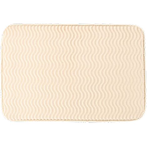 Polyesterteppich mit welleneffekt 40x60 cm - natur - Tendance