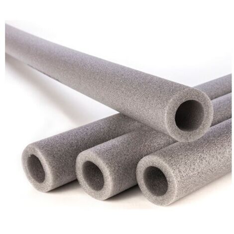 Polyethylen-Hülle 1 m Grau. Dicke 10 mm. Innendurchmesser 15 mm.
