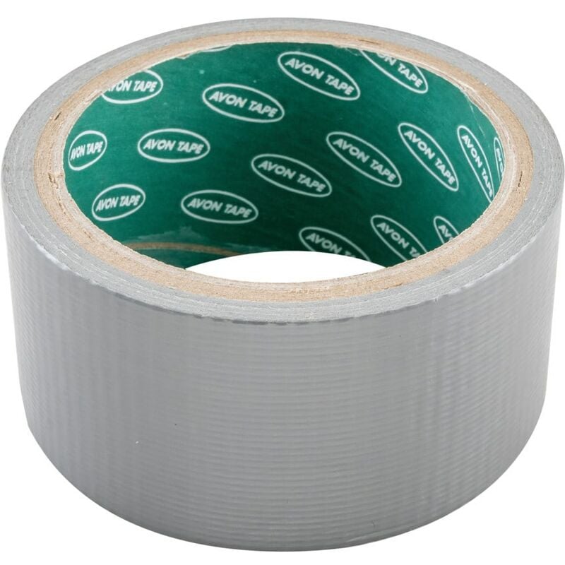 Silver Polyethylene Cloth Tape - 50mm x 10m - Avon