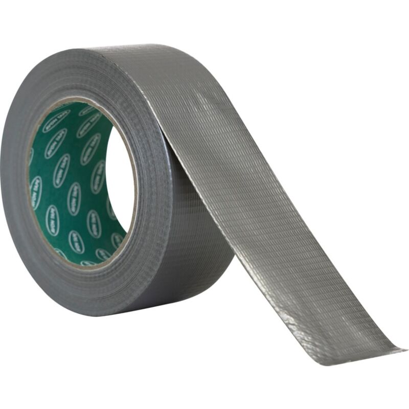 Silver Polyethylene Cloth Tape - 50mm x 50m - Silver - Avon