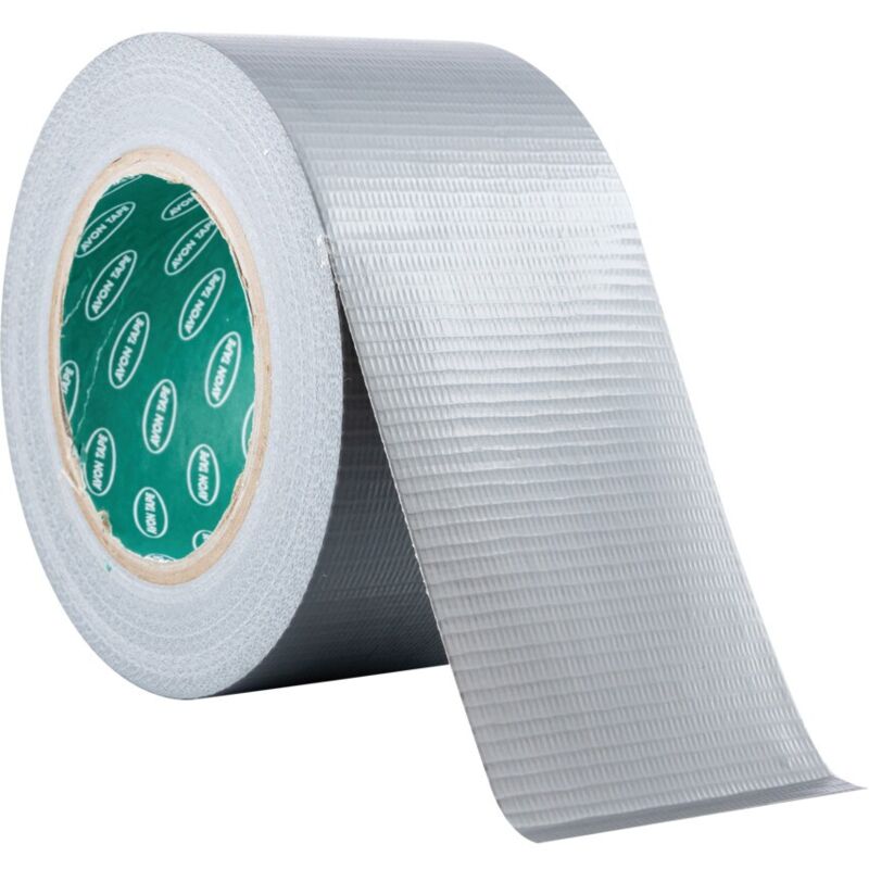 Avon - Silver Polyethylene Cloth Tape - 75mm x 50m