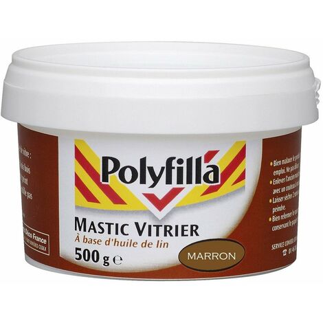 Mastic vitrier non-durcissant Soudal 1kg