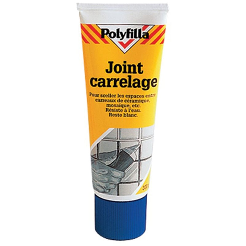 Joint pour carrelage, céramique, mosaique - Blanc - Tube 300g - Polyfilla