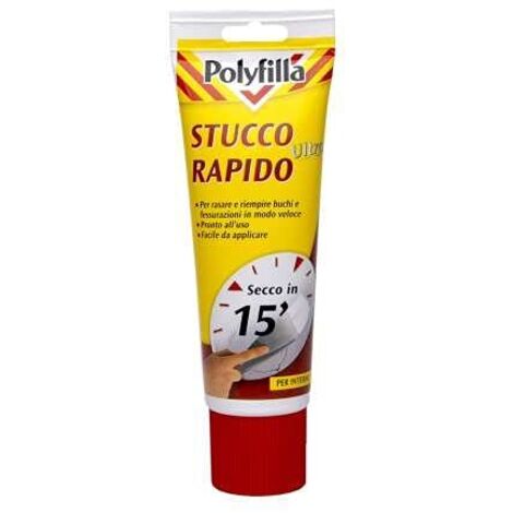 Polyfilla Stucco Rapido 330g - Riempi Crepe Soffitti e Pareti Bianco