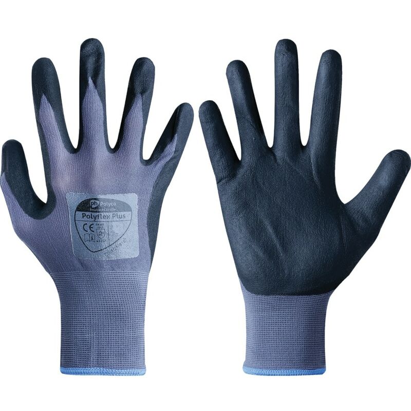 Polyco 8008 PolyFlex Plus Nylon Gloves Size 8