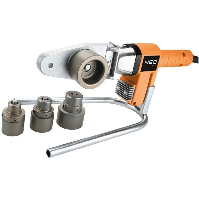 NEO - Poste a' souder multifusion pour tuyaux pvc en coffret 650W 4 adaptateurs avec thermostat