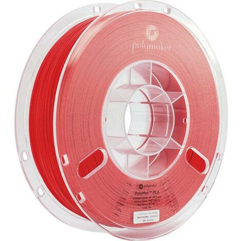 PS-PLA-175-0750-RD, Prima 3D Printer Filament, PLA, 1.75mm, Rosso, 750g